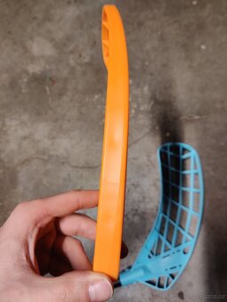 Florbalové čepele Salming Fatpipe, Unihoc LEVÁ ruka dole - 6