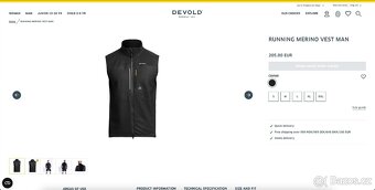 Nová běžecká merino vesta Devold Running Merino Vest Man - 6