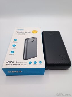 Powerbanka VEGER L30 – 30 000 mAh, PD + QC 3.0, 20W, 3A – če - 6