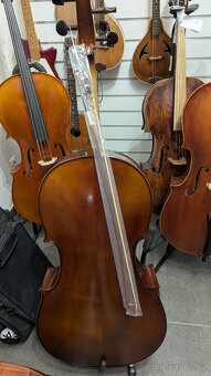 Violončelo 4/4 včetně smyčce, kalafuny a pouzdra - 6
