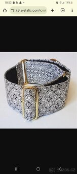 Brokatovy obojek pro chrt greyhound III. - 6