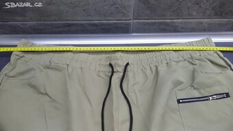 NOVÉ 2ks Pánské Plus Size kalhoty Khaki + Černá - 6