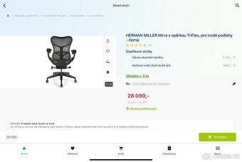 Kancelářské židle Herman Miller Mirra - 6