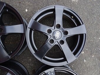 Alu disky černé na Kia, Hyundai 15", 5x114.3, ET 48, šíře 6 - 6