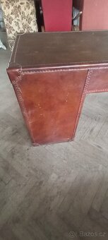 Psací stůl do prostoru kožený top model - 6