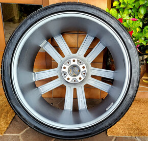 alu R22 5x120, senzory tlaku, letné pneu, BMW X5, X6 - 6