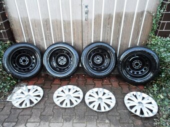 Komplet Zimní Sada Dunlop +Poklice205/60/16 ET 46 5X112 - 6