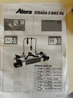 Nosič kol Atera Strada DL 2 - 6