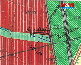 Prodej pozemku k bydlení, 2067 m², Budyně nad Ohří - 6