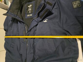 Hollister Parka kabát XL s kožichem teplý krásný elegantní - 6