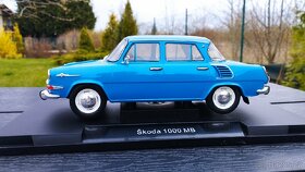 ŠKODA 1000 MB modrá ( 1:18.). - 6