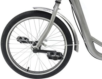 Nová  tříkolka pro seniory  s opěradlem - 6