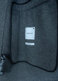 Kabát vlněný, šedý - 6