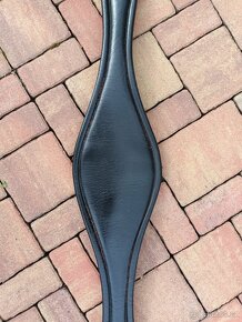 Černý kožený anatomický podbřišník Kentaur Monaco 135cm - 6
