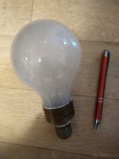 Retro:ruční vrtačka - Metalis, obří funkční žárovka 500 W - 6