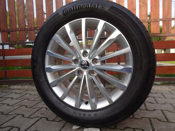 ZÁNOVNÍ LETNÍ ORIGINÁL ŠKODA 18" 5x112 pneu 235/55R18 - 6