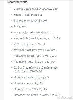 Kočárek Bebetto Premium - 6