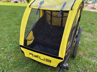 Vozík za kolo AZUB JERRY pro 2 děti - 6