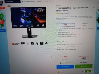 Monitor MSI 27" 2k 180hz - 6