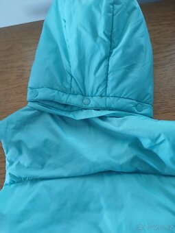 Vesta, vesticka, bunda bez rukávů s kapuci vel.146 - 6