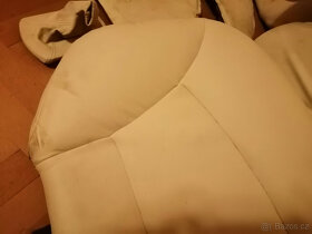 Fiat Bravo sedačky koženka Vanilková starší typ - 6