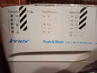 INDESIT slim pračka 2.700kč pere super - 6