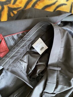 Černý oblek Bandi 50/170 tailored fit - 6