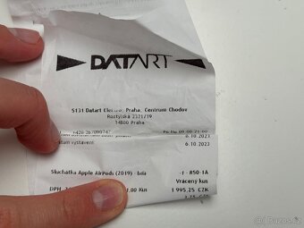 Airpods 2 gen (2019) v Top stavu Jako nove - 6