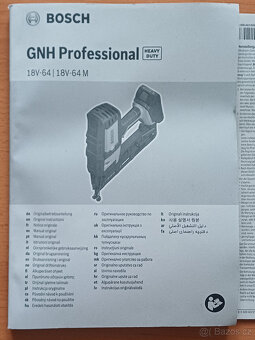 Bosch GNH 18V-64 M Professional – akumulátorová hřebíkovačka - 6