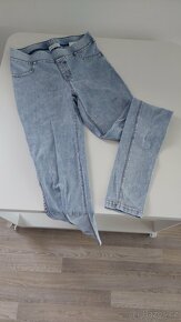 Dívčí trika s 3/4 a dlouhým rukávem, džegíny, cca 10-14 let - 6