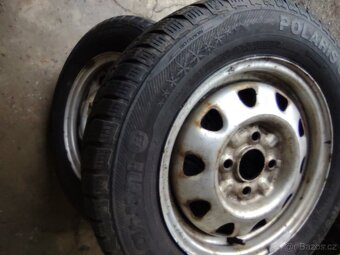 165/70 R13 ZIMNÍ PNEU polaris + DISKY 4X100mm FELICIA - 6