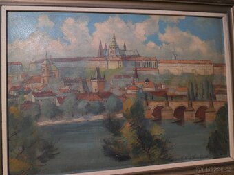 Obraz Prahy , Evžen Zábrž Zbraslavský  7.8.1906 Žďár n Sáz. - 6