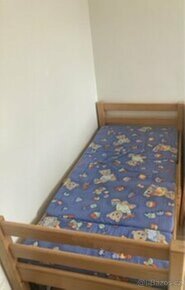 Dřevěná rostoucí postel pro děti + matrace - MOŽNOST DOVÉZT - 6