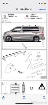Zahrádka original citroen jumpy pouzite - 6