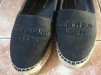 Černé espadrilky Calvin Klein Jeans - 6