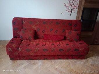 Rozkládací gauč s kresilky - 6