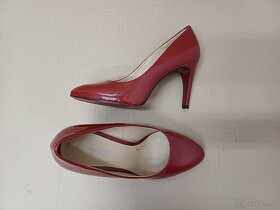 Vínové lakované lodičky vel.37 - 6