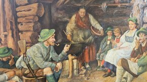 Obraz olej, překližka - 6