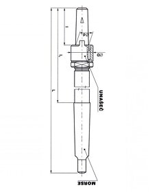 Držák 19/M3(M4), ČSN 241210 s výstružníkem 40 H8 (NOVÉ)) - 6