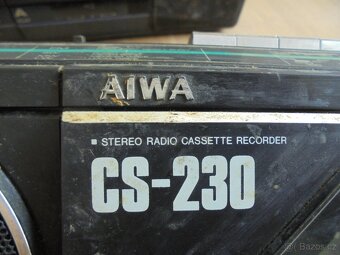 3 ks vintage boombox Sony, Toshiba, Aiwa - 6