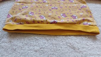 Zachovalá žlutá tepláková mikina vel. 86/92 - 6