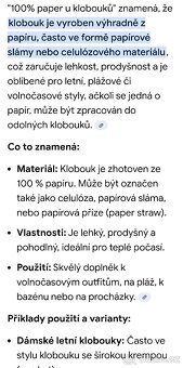 Nový klobouk s regulací vel 57 - 6