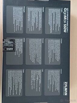 Počítačový zdroj Zalman GigaMax 550W - nový - 6