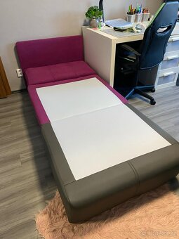NOVE rozkládací křeslo s úložným prostorem - 6