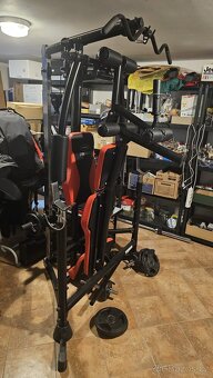 BENCH LAVICE SE STOJANY HMS CYBORG 1 + OSA , ČINKY, KOTOUČE - 6