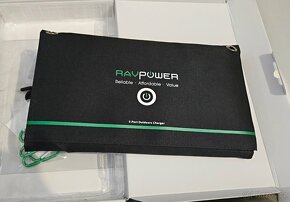 RAVPower Solar Charger – 24W Foldable Panels with 3 USB Outp - 6
