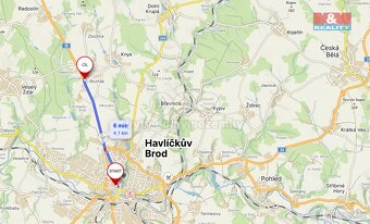 Prodej pozemku k bydlení, Rozňák u Havlíčkova Brodu - 6
