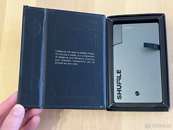 Shuffle Wallet Gunmetal - minimalistická peněženka - 6