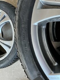 Prodám alu kola 17”5x112 se zimními pneutikami 225/45/17 - 6