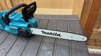 Makita DUC353Z 2×18V aku řetězová pila – TOP stav + náhradní - 6